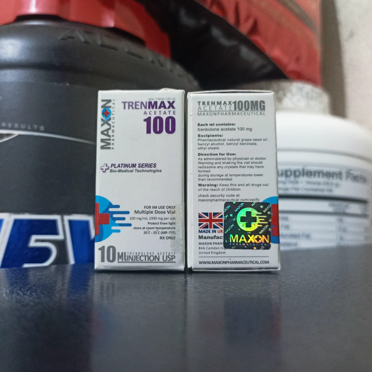 ویال تزریقی ترن مکس 100 میلیگرم ترنبولون استات مکسون فارما
