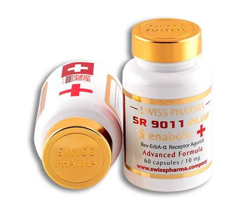 مکمل استنابولیک SR-9011 برند Swiss Pharma برای افزایش استقامت و چربیسوزی