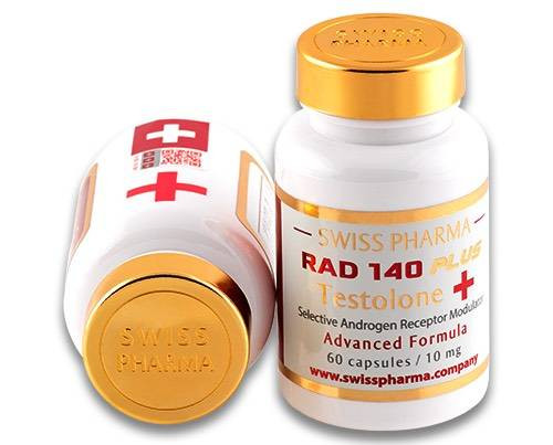 مکمل سارم RAD-140 تستولون برند Swiss Pharma - افزایش حجم و قدرت