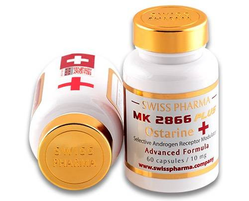 مکمل سارم MK-2866 اوستارین برند Swiss Pharma - افزایش حجم و قدرت